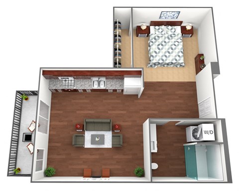 Saints floorplan at Liffey on Snelling apartments in St. Paul MN Floor plans are artist's rendering. All dimensions are approximate.